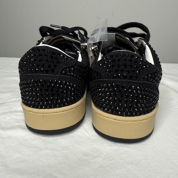 NIB | Vintage Havana Bravo Black Rhinestone Sneakers | Glam Star Sneakers - Picture 7 of 11